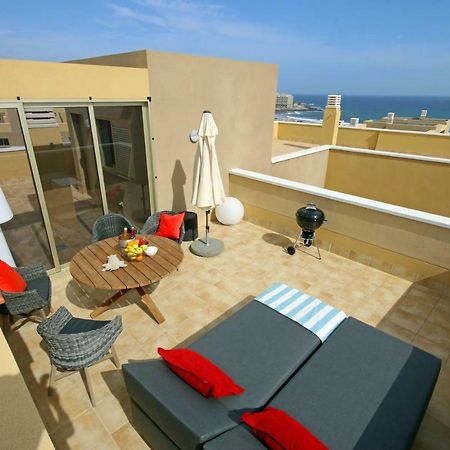 La Perla By Rentmedano Superb Luxury Duplex, Private Roof Terrace, Ocean View, Pool, Wifi And Parking Apartment El Medano  Luaran gambar