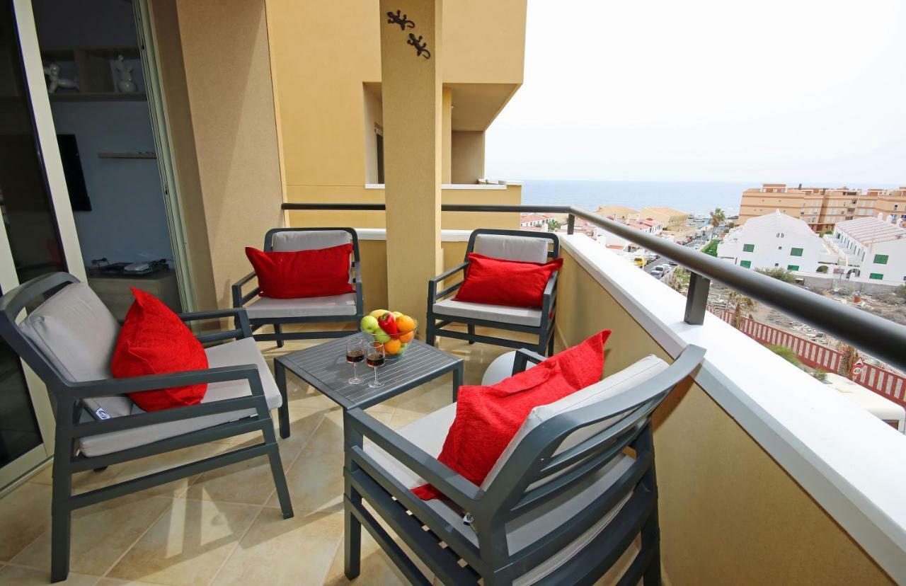 La Perla By Rentmedano Superb Luxury Duplex, Private Roof Terrace, Ocean View, Pool, Wifi And Parking Apartment El Medano  Luaran gambar