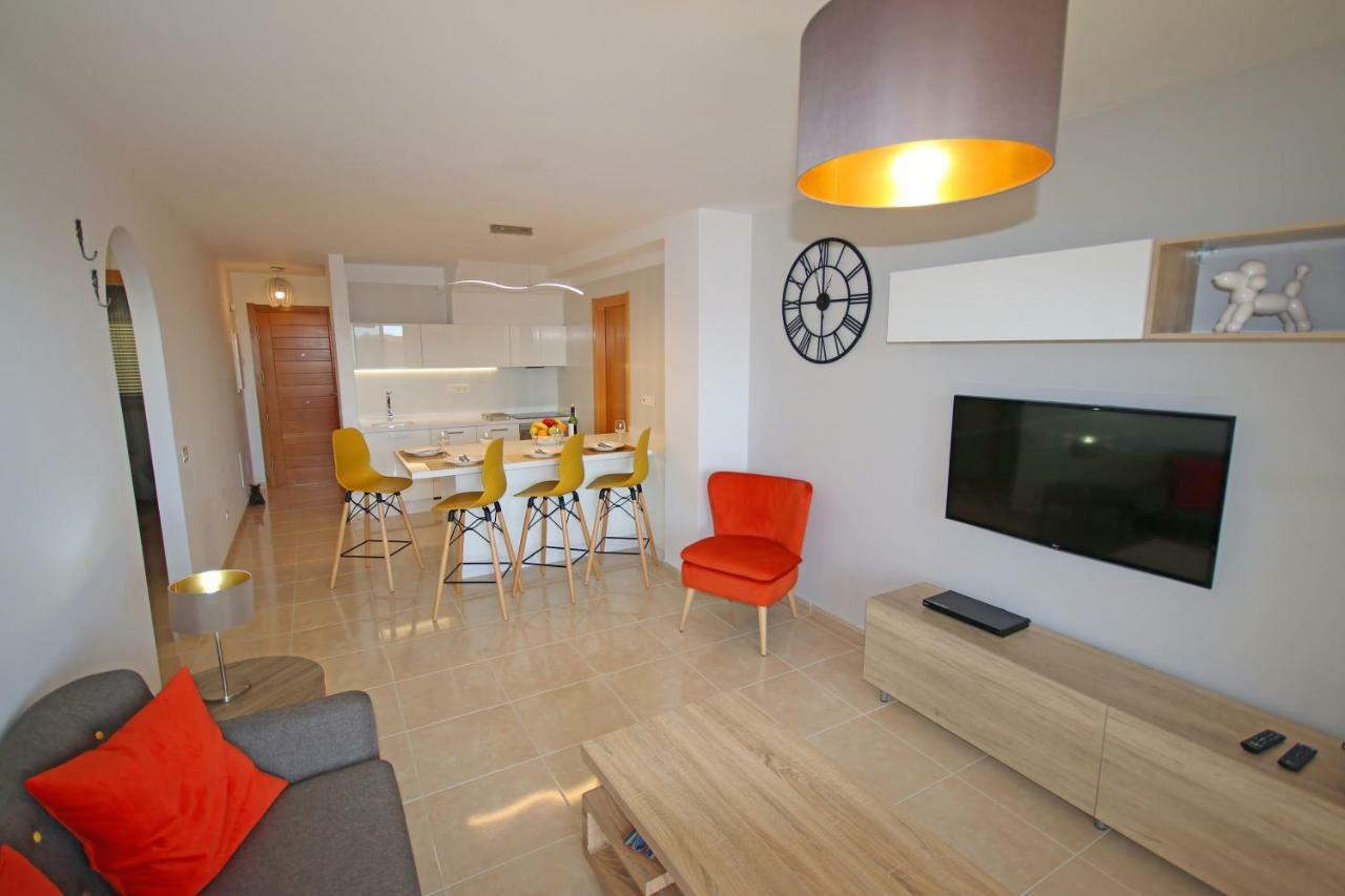 La Perla By Rentmedano Superb Luxury Duplex, Private Roof Terrace, Ocean View, Pool, Wifi And Parking Apartment El Medano  Luaran gambar