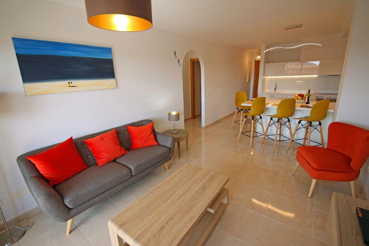 La Perla By Rentmedano Superb Luxury Duplex, Private Roof Terrace, Ocean View, Pool, Wifi And Parking Apartment El Medano  Luaran gambar